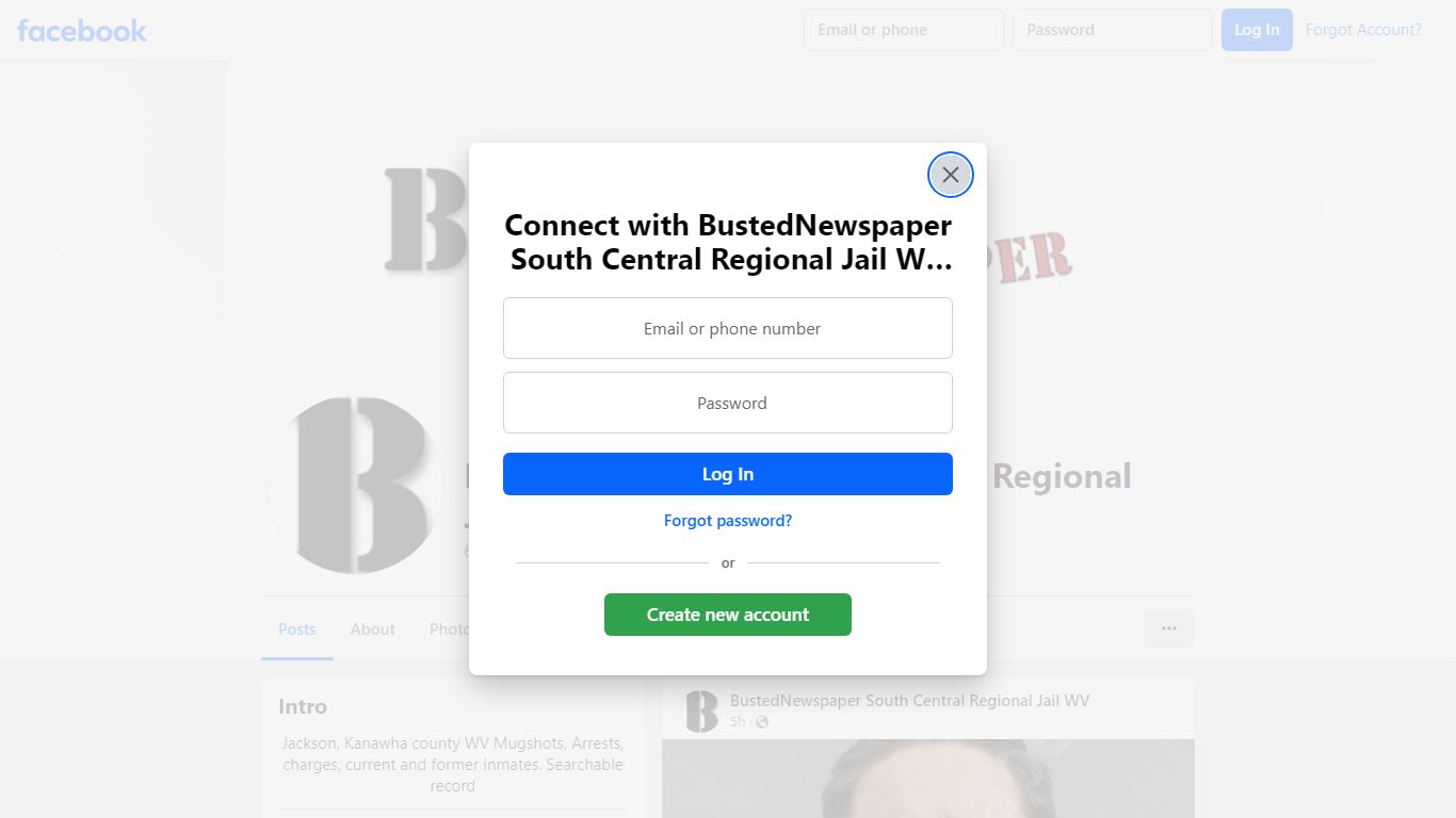 BustedNewspaper South Central Regional Jail WV - Facebook